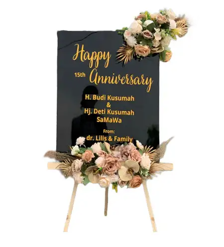 Papan Bunga Akrilik Simolawang